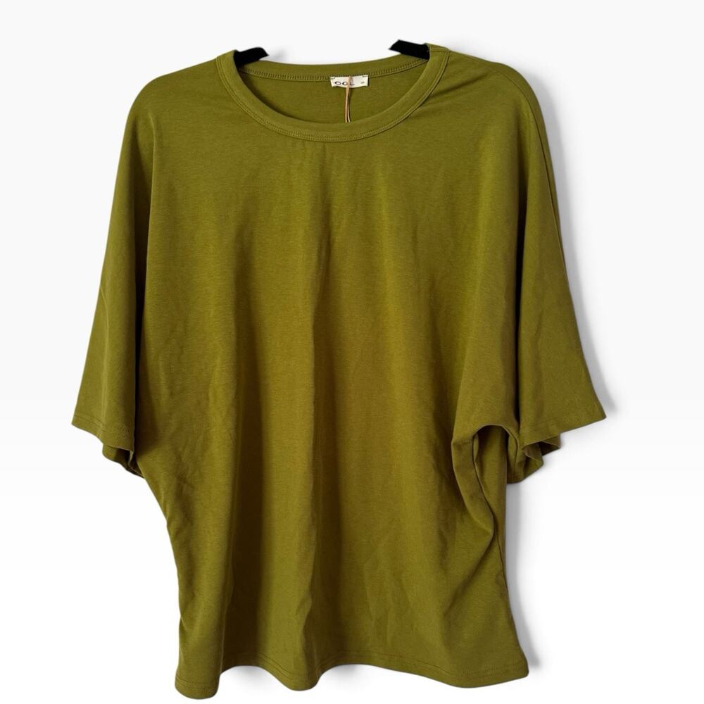 NWT OGL Elevated Cotton Blend Essential Tee Size 2XL Green